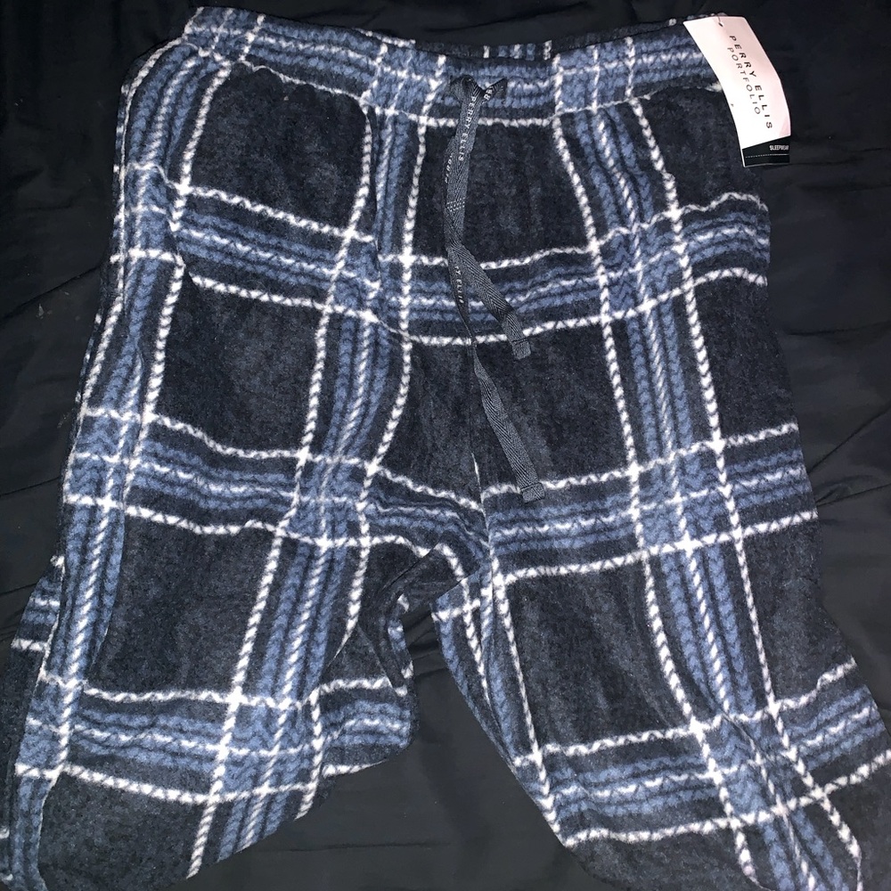 Men’s Flannel Pants Sleepwear (Medium)